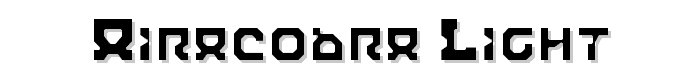 Airacobra Light font